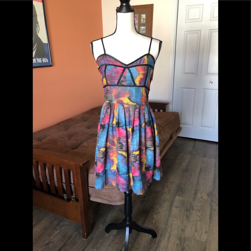 JACK kaleidoscope strappy sundress